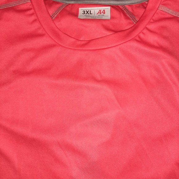 Men's Shirt, Red, 100% Polyester, Size 3XL  By A4 - Picture 3 of 8